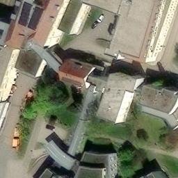 Grass Volleyball Court — aerial view