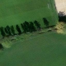 Sand Volleyball Court — aerial view