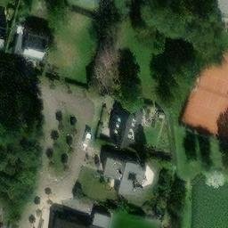 Sand Volleyball Court — aerial view