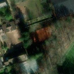 Sand Volleyball Court — aerial view
