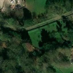 Sand Volleyball Court — aerial view