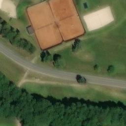 Sand Volleyball Court — aerial view