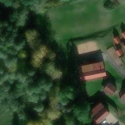 Sand Volleyball Court — aerial view