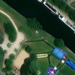Beachvolleybalveld Menen — aerial view