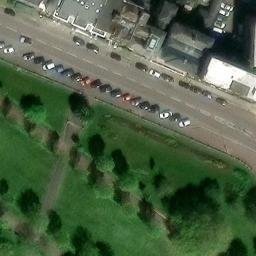 Southsea Common Beach Court Volleyball — aerial view