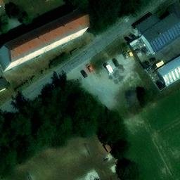 Sand Volleyball Court — aerial view