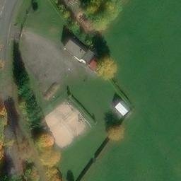 Sand Volleyball Court, Ohrdruf — aerial view