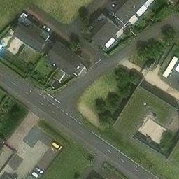 Sand Volleyball Court, Alfter — aerial view