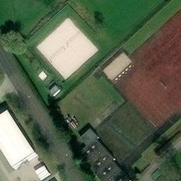 Bonn-Beuel Beach Volleyball Court — aerial view