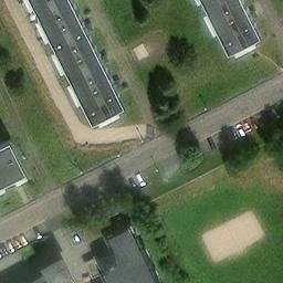 Sand Volleyball Court — aerial view