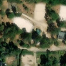 Sand Volleyball Court — aerial view