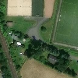 Sand Volleyball Court — aerial view