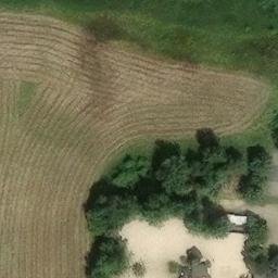 Sand Volleyball Court — aerial view
