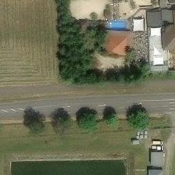 Sand Volleyball Court — aerial view