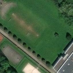 Sand Volleyball Court, Schmalkalden — aerial view