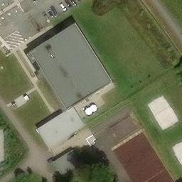 Sand Volleyball Court — aerial view