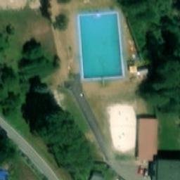 Sand Volleyball Court — aerial view