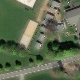Sand Volleyball Court — aerial view