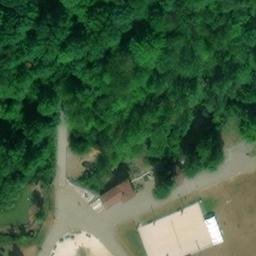 Sand Volleyball Court — aerial view