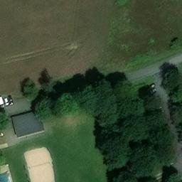 Sand Volleyball Court — aerial view