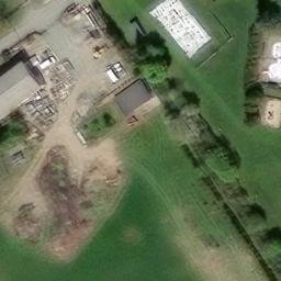 Sand Volleyball Court — aerial view