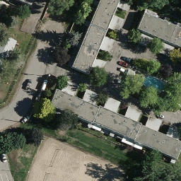 Volleyball — aerial view