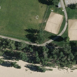 Volleyball — aerial view
