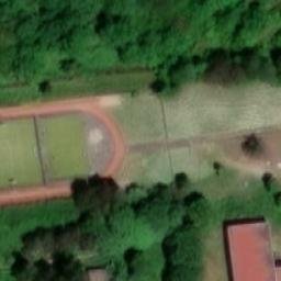 Volleyball Court near Ústí nad Labem — aerial view