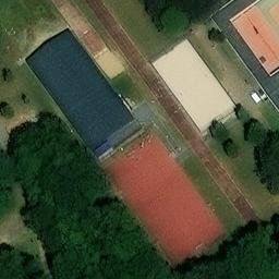 Sand Volleyball Court, Euskirchen — aerial view