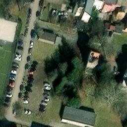 Sand Volleyball Court — aerial view