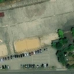 Sand Volleyball Court, Euskirchen — aerial view