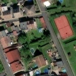 Volleyball Court — aerial view