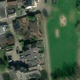 Grass Volleyball Court, Remagen — aerial view