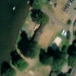 Sand Volleyball Court — aerial view