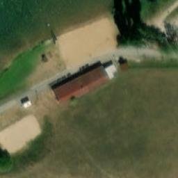 Sand Volleyball Court — aerial view