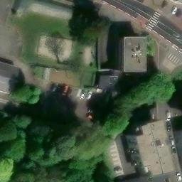 Sand Volleyball Court — aerial view
