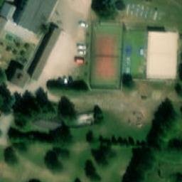 Sand Volleyball Court — aerial view