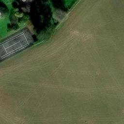 Sand Volleyball Court — aerial view