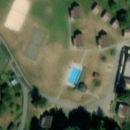 Sand Volleyball Court — aerial view