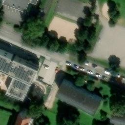 Sand Volleyball Court, Gießen — aerial view