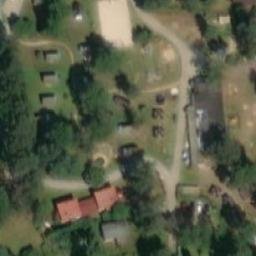 Sand Volleyball Court — aerial view