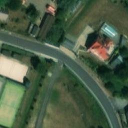 Sand Volleyball Court — aerial view