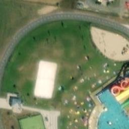 Plážový volejbal — aerial view