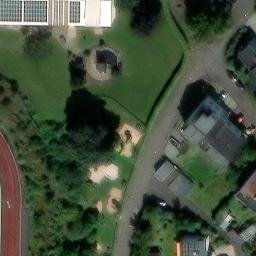 Heuchelheim Beach Volleyball Court — aerial view