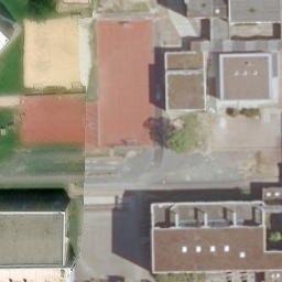 Gießen Beach Volleyball Court #1 — aerial view