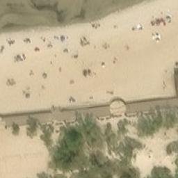 Unorganized Division No. 19 Beach Volleyball Court #2 — aerial view