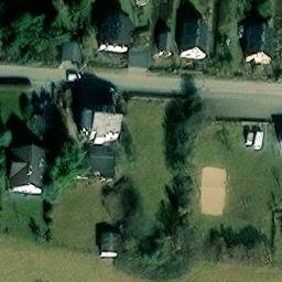 Sand Volleyball Court — aerial view