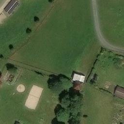 Sand Volleyball Court — aerial view