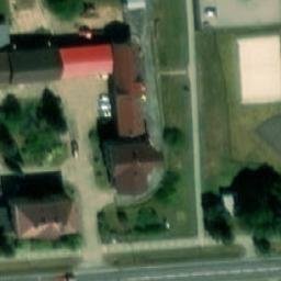 Sand Volleyball Court — aerial view