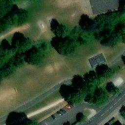 Grass Volleyball Court, Künzell — aerial view